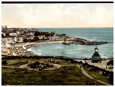 England. Broadstairs. Vintage photochrome by P.Z, photochrome Zurich photochr picture