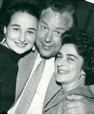 Margareta Hallin, Arne Wirén and Judith Garellick. - Vintage Photograph 2334391 picture