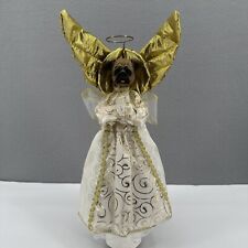 The Doogie Collection Brown Pug Angel Christmas Tree Topper Conversation Concept picture