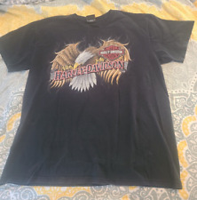 2014 Hellbender Harley Davidson Marietta Atlanta T-Shirt Men's L Shirt picture