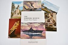 Vintage C. 1960 The Mariners Museum New Port News Virginia Postcards & Brochure picture