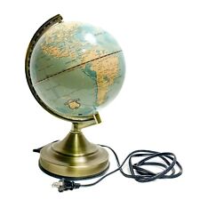 Vintage Fucashun Light up World Globe Portable Lamp Touch Dim picture