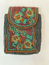 Vintage WALBORG Beaded Cigarette Pack Holder, Case Made In Belgium picture