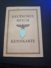Original WW2 German Kennkarte picture