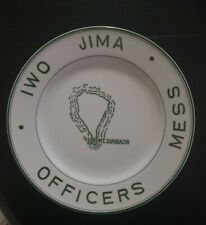 Vintage Rare Post WWII Iwo Jima Japan Officers Mess Hall Plate WW2 Mt. Suribachi picture