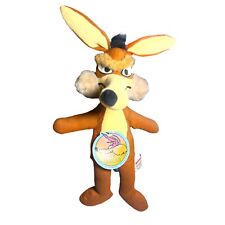 Wile E Coyote 1971 Warner Bros Mighty Star Stuffed Animal Plush With Tag 18 Inch picture