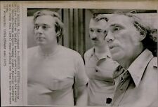 LG878 1975 Wire Photo WILLIAM KUNTSLER ARRIVES Attorney Joan Little Defense Team picture