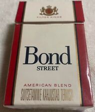Vintage Bond Street Filter Cigarette Cigarettes Cigarette Paper Box Empty picture