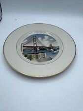 Vintage Plate B.Altman & Co. American Scene The Golden Gate Bridge San Francisco picture