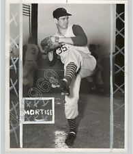 ARTISTIC Portrait of JOHNNY KLIPPSTEIN, USA 1957 VTG MLB Baseball Press Photo picture