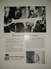 Harry James H.N. White Company early 60s 8x11 Magazine Ad picture