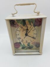 Vintage Infinity Fleurs Metal Floral Shabby Clock Face picture