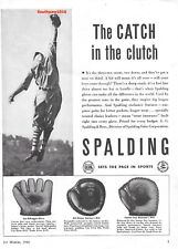 1942 Spalding Baseball Gloves 