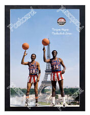 Historic Marques Haynes and Meadowlark Lemon Harlem Globetrotter Postcard picture