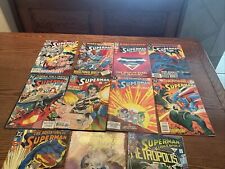 superman comic lot of 11, 1990-1997 picture