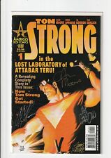 Tom Strong #1 149/500 DF LTD SIGNED x 4: Alan Moore, Alex Ross, Sprouse & Gordon picture