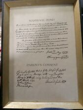 OLD 1794 MarrIage Bond  picture