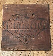 Antique Turn of Century Wood Sign Peters Shoe Co. Diamond Brand St. Louis picture