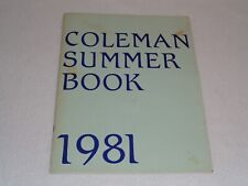 Coleman Camp Cleveland Georgia Jewish Summer Book 1981 Rare Photo Yearbook picture