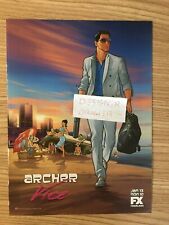 Archer Vice 2013 FX TV Show Promotional Illustrated Print Ad picture
