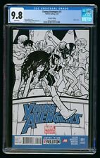YOUNG AVENGERS #1 (2013) CGC 9.8 SKETCH COVER VARIANT 2nd PRINT picture