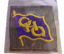 VINTAGE WWII US ARMY SOUTHWEST PACIFIC CMD GHQ SHOULDER PATCH INSIGNIA WHITEBACK picture