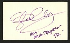 Steve Clay AKA David Thompson d2013 signed autograph auto 3x5 card Longshot C111 picture