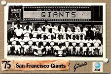 Postcard 1975 San Francisco Giants Baseball Team Photo picture