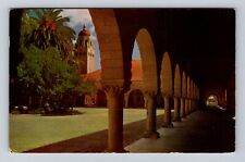 Stanford CA-California, Stanford University, Inner Quad, Vintage Postcard picture