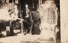 EARLY ACCORDION AND GUITAR PLAYERS ~ c. - 1912 picture