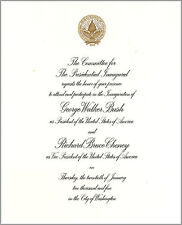 Official 2005 Bush Cheney Inauguration Invitation (6151) picture