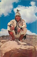 Native Americana Postcard; Lefty Many Goats, San Carlos Apache Tribe, Age 102 picture