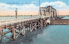 New Bern NC Neuse River Bridge Bypass Crossing North Carolina Vtg Postcard C43 picture