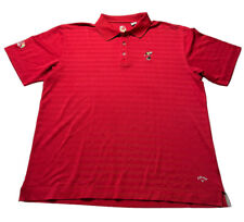 Disney Golf Arnold Palmer Callaway X Series Polo Shirt Mickey Men’s XXL Red picture