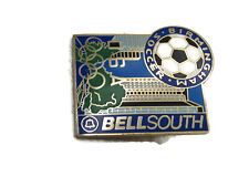 Bell South Birmingham Soccer Pin USA Olympic Rings Silver Tone picture