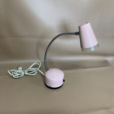 Vintage 15” MCM Penetray Mini Desk Lamp 1960s no cracks Pink picture