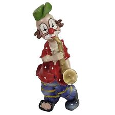 Vintage Hobo Circus Clown Playing Saxophone Playing Sax Approx 7