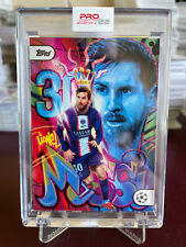 TOPPS PROJECT 22 LIONEL MESSI CARD PSG by ORLANDO AROCENA UEFA CL picture