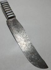 Old handmade Knife  Art  hammered clear handle- Hammered  blade picture