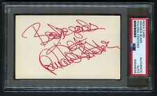 Amanda Blake signed autograph Vintage 3x5 Miss Kitty Russell Gunsmoke PSA Slab picture