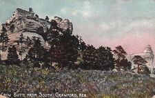  Postcard Crow Butte From South Crawford Nebraska picture