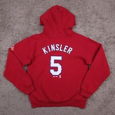Texas Rangers Ian Kinsler Hoodie Youth L (14-16) 2011 World Series Red *Read picture
