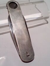 ULTRA RARE Antique PFEILRING Silver 925 Cigar Cutter w/Knife, GERMANY picture