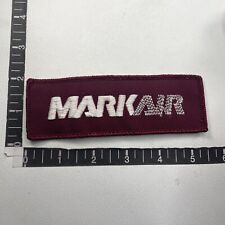 Vintage Defunct Anchorage Alaska Airline MARKAIR Airplane Advertising Patch 08SA picture