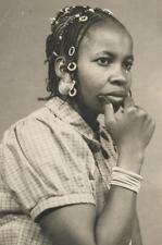 c. 1970's Young Woman, Mali Photograph by Malick Sidibe STAMPED picture