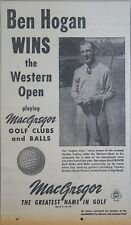 1946 Chicago Sports Page - Ben Hogan Western Open MacGregor Golf Ball & Cubs Ad picture
