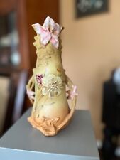 Amphora pink flowers vase picture