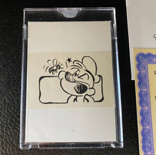 1960 Topps Popeye Tattoos B&W Paper Proof Topps Vault Tattoo Tat Card Bee 1960s picture