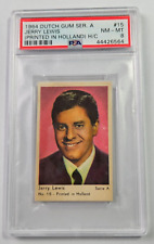 1964 DUTCH GUM Serie A #15 JERRY LEWIS - PSA 8 NM-MT  ONLY 1 GRADED HIGHER (A) picture