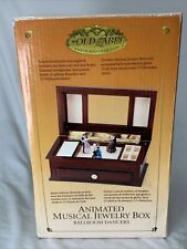 2004 Mr Christmas Gold Label Animated Musical Jewelry Box Ballroom Dancers picture